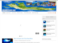 Frontpage screenshot for site: Hvar Travel Guide (http://www.discover-island-hvar.com)