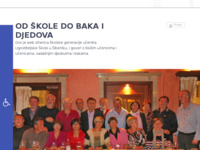 Frontpage screenshot for site: Od škole do baka i djedova (http://boris-ukic.iz.hr)