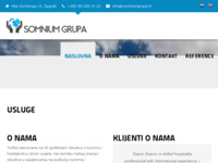 Frontpage screenshot for site: (http://www.somniumgrupa.hr/)