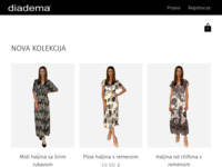 Frontpage screenshot for site: Diadema d.o.o. (http://www.diadema.hr)