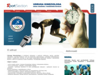 Frontpage screenshot for site: Udruga kineziologa Grada Varaždina i Varaždinske županije (http://www.uk-vz.hr)