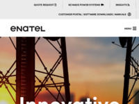 Frontpage screenshot for site: Enatel (http://www.enatel.hr)