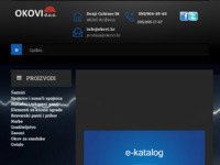 Frontpage screenshot for site: Dobro došli na stranice poduzeća Okovi d.o.o. (http://okovi.hr)