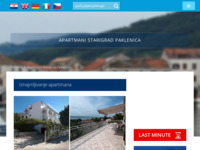 Frontpage screenshot for site: Apartmani Starigrad Paklenica (http://starigrad-paklenica.com/)