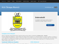 Frontpage screenshot for site: KUU Škrapa Momići (http://www.skrapa.hr)