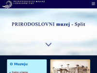 Frontpage screenshot for site: Prirodoslovni muzej i Zoološki vrt Split (http://www.prirodoslovni.hr)