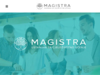 Frontpage screenshot for site: Ustanova Magistra (http://ustanovamagistra.hr)