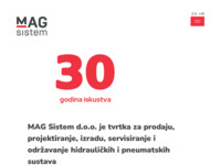 Frontpage screenshot for site: Mag Sistem d.o.o (http://www.magsistem.hr)