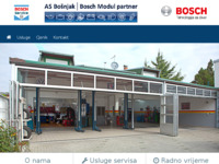 Frontpage screenshot for site: Autoservis Bošnjak - Osijek (http://www.as-bosnjak.hr)
