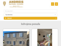 Frontpage screenshot for site: (http://www.andreis-nekretnine.com/)