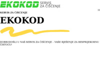 Frontpage screenshot for site: (http://www.ekokod.hr)
