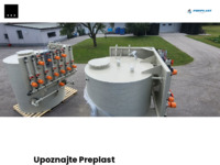 Slika naslovnice sjedišta: Preplast - obrt za proizvodnju,prerada i proizvodnja plastičnih masa (http://preplast.hr)