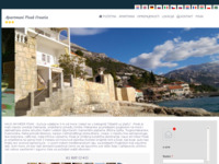 Frontpage screenshot for site: Beach Hause - Ivana -Pisak - Pisak Rivijera Omiš (http://www.apartmani-anka-pisak.hr)