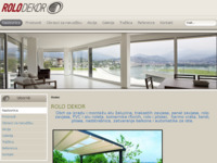 Frontpage screenshot for site: (http://www.rolo-dekor.hr)
