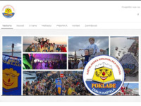 Frontpage screenshot for site: Kaštelanska krnjevalska udruga Poklade (http://poklade.weebly.com/)