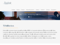 Frontpage screenshot for site: (http://www.tdbaska.hr)