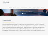 Frontpage screenshot for site: (http://www.tdbaska.hr)