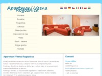 Frontpage screenshot for site: (http://www.apartmani-vesna-rogoznica.hr)