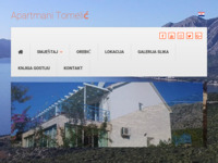 Frontpage screenshot for site: Apartmani Tomelić - Orebić (http://www.apartmani-tomelic.hr)