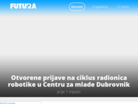 Frontpage screenshot for site: Informatički klub Futura (http://www.ik-futura.hr)