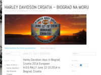 Frontpage screenshot for site: Harley Davidson Croatia (http://harleydavidsoncroatia.wordpress.com)