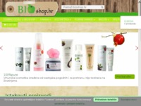 Frontpage screenshot for site: (http://www.bioshop.hr/)