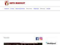 Slika naslovnice sjedišta: HATK Mladost (http://www.hatkmladost.hr)