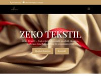 Frontpage screenshot for site: Zeko tekstil - prodaja tekstila i pozamanterije - naslovna (http://zekotekstil.hr)