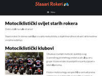 Frontpage screenshot for site: MK Staaari Rokeri Umag - Moto Klub Umag (http://www.staaarirokeri.hr)