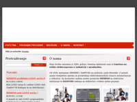 Frontpage screenshot for site: (http://www.imbrija-promet.hr)