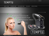 Frontpage screenshot for site: Temptu Pro - Profesionalna HD kozmetika (http://www.temptu.hr)