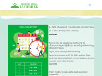 Frontpage screenshot for site: Srednja škola Ludbreg (http://ssludbreg.hr)