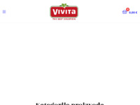 Frontpage screenshot for site: (http://www.vivita.hr)