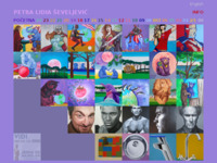 Frontpage screenshot for site: Suvremena ak. slikarica Petra Lidia Seveljevic (http://www.petraseveljevic.hr)