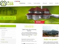 Frontpage screenshot for site: Zelena gradnja - LGS sistemi gradnje (http://zelena-gradnja.com/)