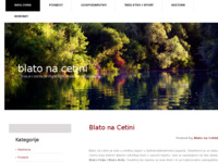 Slika naslovnice sjedišta: Blato na Cetini (http://www.blato-na-cetini.com)