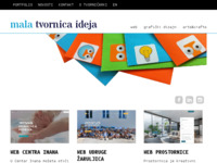 Frontpage screenshot for site: Mala tvornica ideja (http://ideja.in)