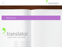 Frontpage screenshot for site: Agencija translator (http://www.agencija-translator.hr)