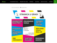 Frontpage screenshot for site: Pictor d.o.o. Kastav (http://www.pictor-media.hr)