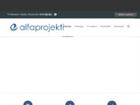 Frontpage screenshot for site: Ala projekti d.o.o. - predstečajne nagodbe, revizorske i  knjigovodstvene usluge, poslovno savjetova (http://alfaprojekti.hr)