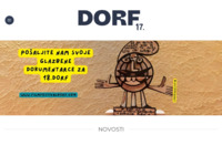 Frontpage screenshot for site: Festival glazbenih dokumentarnih filmova DORF Vinkovci (http://www.filmfestivaldorf.com)