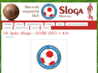 Frontpage screenshot for site: (http://hnksloga.hr)