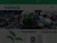 Frontpage screenshot for site: Vermis (http://vermis.hr)