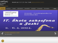 Frontpage screenshot for site: Glazbena Škola Jastrebarsko (http://www.gs-jastrebarsko.hr)