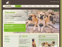 Frontpage screenshot for site: Topbull (http://bullmastiff.hr)
