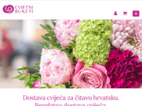 Frontpage screenshot for site: (http://cvjetnibuketi.hr/)