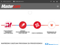 Frontpage screenshot for site: Mastercam Hrvatska, Camteh d.o.o. (http://www.mastercam.hr/)
