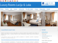 Frontpage screenshot for site: (http://www.luxury-rooms-split-akrap.hr/)