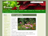 Frontpage screenshot for site: (http://www.vrt-priroda.com)