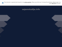 Frontpage screenshot for site: Sajam studija (http://www.sajamstudija.info)